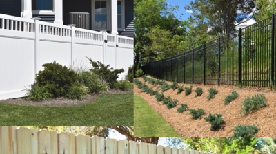 comparing wood vs vinyl vs aluminum fencing in Charlotte